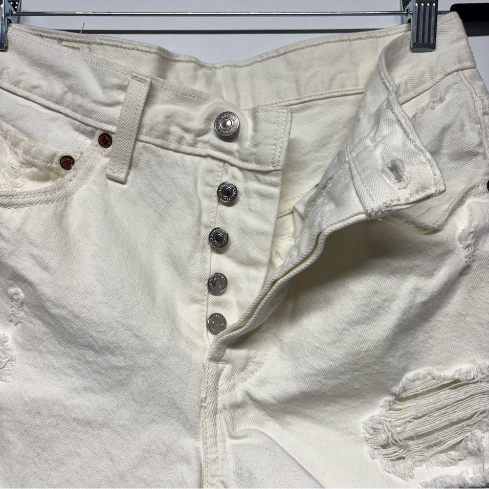 ✨Levi's Premium 501 Jean Shorts Size 27 - Picture 5 of 12